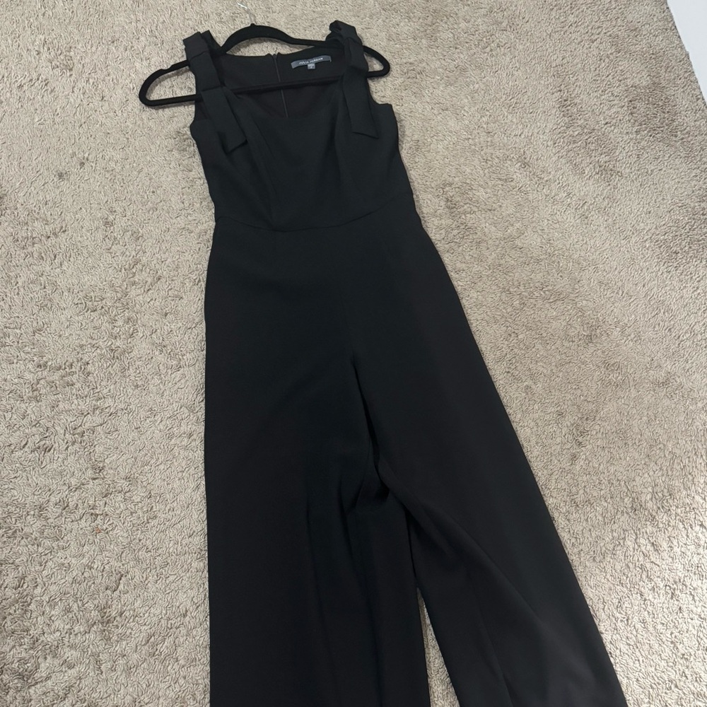Julia Jordan black jumpsuit with bow tie on shoulders. Size 2